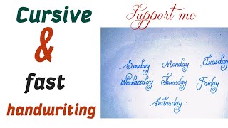 English cursive handwriting sample and smart handwriting [upl. by China529]