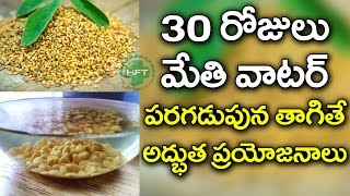 Health Benefits of Having Methi Water  Health Benefits Of Fenugreek Seeds  Health Facts Telugu [upl. by Etrem290]