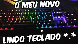 O MEU NOVO LINDO TECLADO [upl. by Ylen296]