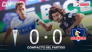 Universidad Católica 0  0 Colo Colo  Campeonato PlanVital 2020  Fecha 25 [upl. by Franckot787]