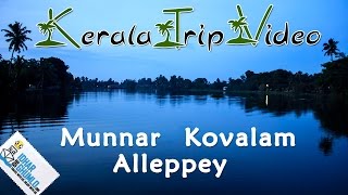 kerala Tourism video quot Munnar alleppey and Kovalamquot [upl. by Sanoy456]