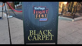 A quick look at The Fright Fest Black Carpet Event SFOT SixFlagsOverTexasOfficial [upl. by Assille]