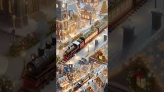 Joyful Christmas Train  Holiday Delight funholidaym christmasambience calmmusic winter peace [upl. by Rubie]