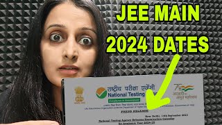 NTA OFFICIAL UPDATE JEE Main 2024 Announced  JEE Mains 2024 Dates Announced  NEHA AGRAWAL [upl. by Salis]