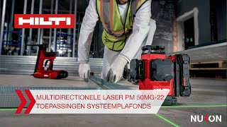 Multidirectionele laser PM 50MG22 toepassing verlaagde plafonds [upl. by Bentley]