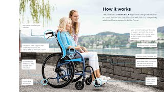 STRONGBACK Excursion wheelchair  ultralight and easy foldable [upl. by Allehs450]