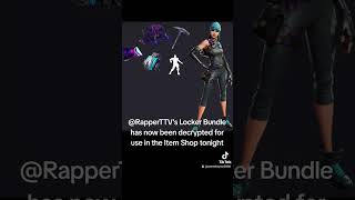 RapperTTVs Locker Bundle has now been decrypted fortnite chapter2 rapperttv [upl. by Hisbe]