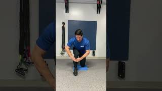 Tibial internal rotation with ankle dorsiflexion in a half kneeling position [upl. by Sofia]