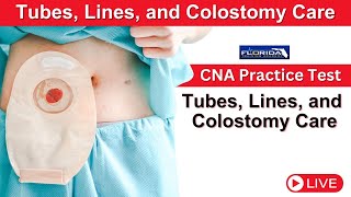 CNA amp PCT Practice Exam  Lines Tubes and Colostomy Care [upl. by Susi117]