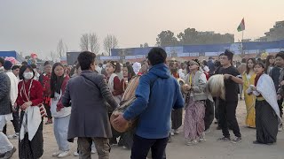 Sakela Dance at Tundikhel  Udhauli Festival  Nepali Culture [upl. by Melamie]