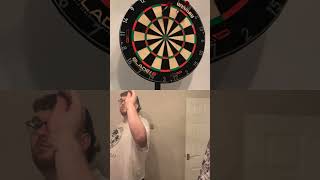 weak hand darts Road to the left handed 180 Part 1 darts dartschampionship dartboards [upl. by Carlie]