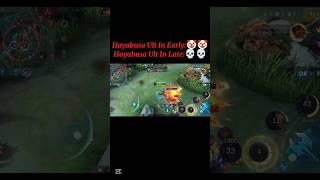 Hayabusa late game ult speed be like💀💀mobilelegends mlbb shorts [upl. by Desirea]