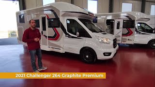 2021 Challenger 264 Graphite Premium ANÁLISIS  CARAVANAS SANGAR [upl. by Hasheem]