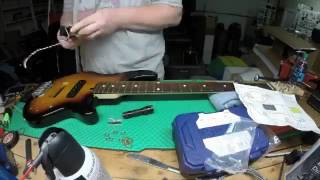 Nordstrand pickup and preamp install [upl. by Jake]