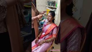 Intha Bride Yedukumey okvey Solala🥲shorts youtubeshorts bridalvlog minivlog makeup shortsfeed [upl. by Acirat]