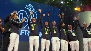 JO  les médaillés français célébrés à Rio [upl. by Tiemroth]