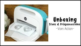 Unboxing  Stanz amp Prägemaschine  Vom Action [upl. by Ingaberg]