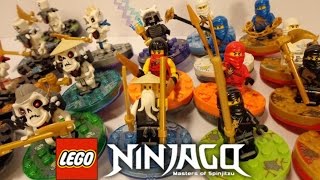 Complete LEGO NINJAGO Spinner Collection from 2011 [upl. by Reifinnej]