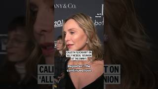 Calista Flockhart on Ally McBeal reunion at the Emmys [upl. by Varick]