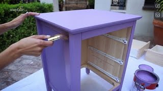 DIY Glam Nightstand [upl. by Oinegue]