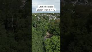 Drone Footage In Staten Island NYC 🌲drone [upl. by Aserat745]