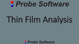 Using Probe for EPMA to perform Thin Film Analysis [upl. by Ihel958]