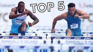 TOP 5 Mens 110m Hurdles of ALL TIME Updated 2022 [upl. by Mariska]