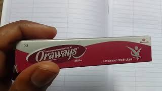 Oraways mouth ulcer paste छालेघाव व गुटका खाने की वजह से अल्सर मे लाभदायक [upl. by Lynch772]