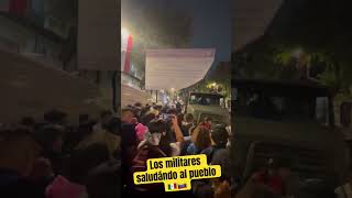 Militares de México saludándo a su pueblo en el grito de independencia 🇲🇽 travel travel [upl. by David]