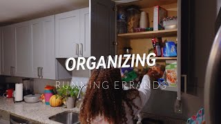 VLOGTOBER DAY 25  Running Errands  Organizing my Pantry  Vibing in the Car [upl. by Zoes]