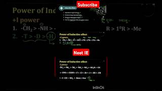 Organic Chemistry Inductive Effects  OneShot  shorts sciencefacts ytshorts [upl. by Enelime728]