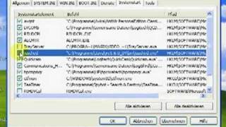Windows XP versteckte Autostart Programme German [upl. by Manvell]