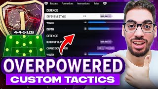 INSANE AI MOVEMENT 200 META 44112 FORMATION amp CUSTOM TACTICS  FC 24 ULTIMATE TEAM [upl. by Zitvaa]