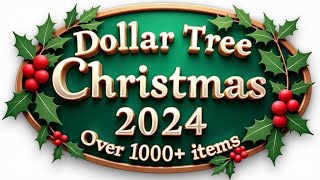 2024 Christmas at Dollar Tree Over 1000 items1Video LETs Go Shoppinghaul dollartreechristmas [upl. by Feldman]