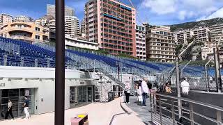 Bleachers for F1 race Monaco [upl. by Scutt]