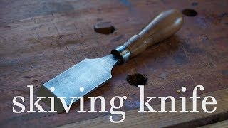 making a leather skiving knife [upl. by Thorrlow]