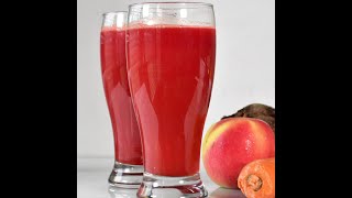 Easy Carrot Beet ginger juice [upl. by Pontius]