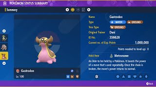 Gastrodon  7 Star Emboar Raid  Solo  Pokemon ScarletViolet [upl. by Stier]