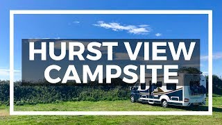 Hurst View campsite review  The best New Forest campsite for motorhomes dogs amp campfires [upl. by Nehtan]