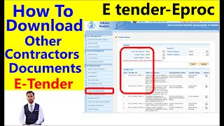 How To View Other Bidder Documents in Etender Portal [upl. by Oriaj942]