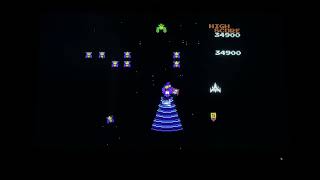 Gameplay of Galaga on NES Classic Edition [upl. by Favianus]