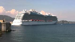 Regal Princess à Toulon corne de brume sirène  La croisière samuse The Love boat horn [upl. by Naul972]