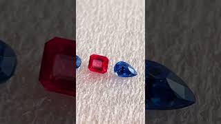 Red and Blue Spinels The 2 most highly valued spinel colors spinel spinels redspinel [upl. by Eerihs]