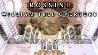 ROSSINI  WILLIAM TELL OVERTURE  ORGAN OF ST MICHEL FRIBOURG SWITZERLAND [upl. by Ahsirahc]