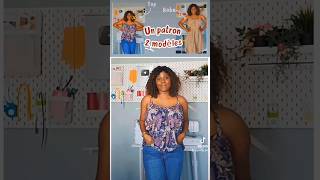 COUDRE UN HAUT À BRETELLES FACILEMENTPRETTY IRO couture diy sewing patrondecouture [upl. by Enileme]