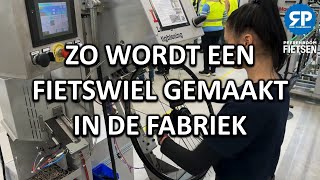 ZO WORDT EEN FIETSWIEL GEMAAKT IN DE FABRIEK [upl. by Burgener]