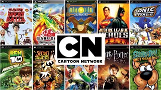 TOP 11 BEST CARTOON NETWORK GAMES FOR PSPPLAYSTATION PORTABLE [upl. by Andert]