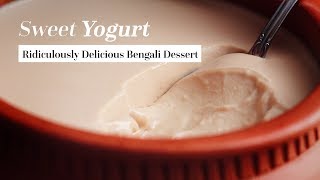 Misti Doi Recipe  Bengali Misti Doi  Best Bengali Misti Doi Recipe [upl. by Dnalrag]