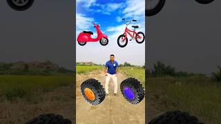 Cycle scooty toto car funny video shorts shortsfeed [upl. by Rocky]