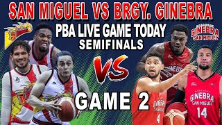 BRGY GINEBRA vs SAN MIGUEL Game 2 Semifinals  PBA Live Full Game Today  October 11 2024 [upl. by Roseann]